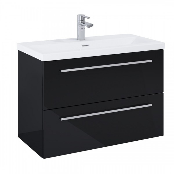 Elita Meble Kwadro Plus Black szafka podumywalkowa 80 cm 167647