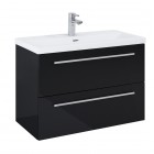 Elita Meble Kwadro Plus Black szafka podumywalkowa 80 cm 167647