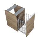 Elita Meble Look Dąb Canela komoda z koszem szer. 40 cm 167359