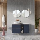 Elita Meble Look komoda z koszem cargo 40 cm granatowy mat 168581