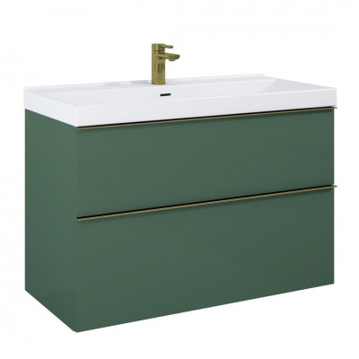 Elita Meble Look szafka podumywalkowa 100 cm zielony mat 168562