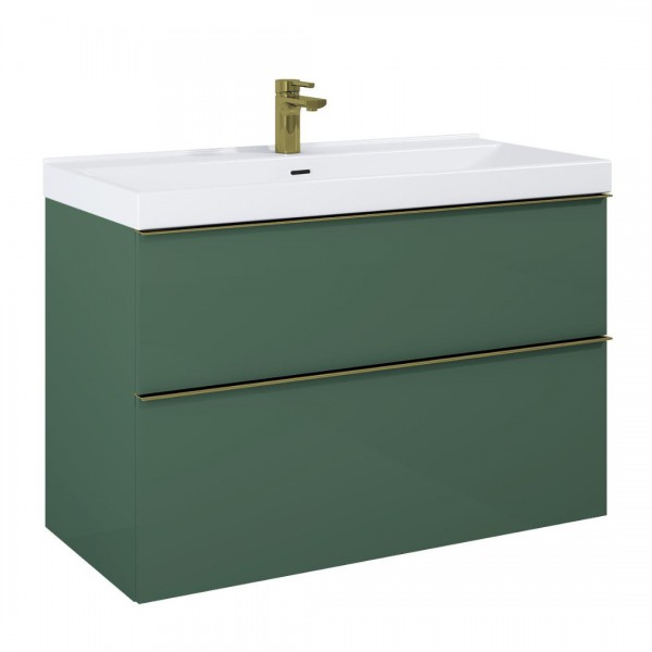 Elita Meble Look szafka podumywalkowa 100 cm zielony mat 168562