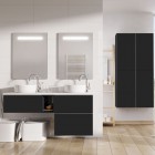 Elita Meble Look Black Mat szafka wisząca szer. 40 cm 168290