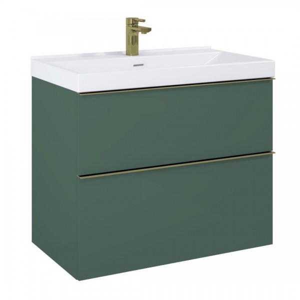 Elita Meble Look szafka podumywalkowa 80 cm zielony mat 168561
