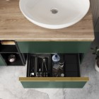 Elita Meble Look szafka podumywalkowa 80 cm zielony mat 168561