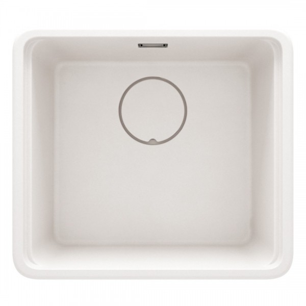 Deante Momi zlewozmywak granitowy 50x45 cm alabaster ZKM_A10A