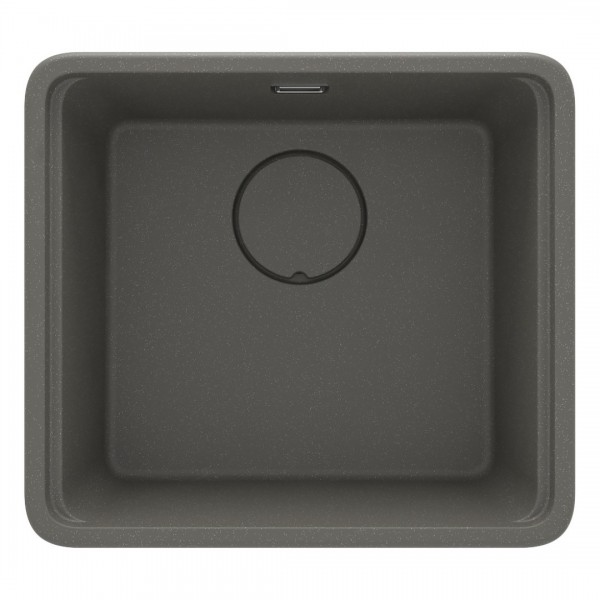 Deante Momi zlewozmywak granitowy 50x45 cm antracyt metalik ZKM_T10A