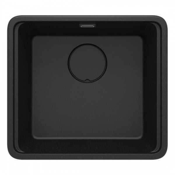 Deante Momi zlewozmywak granitowy 50x45 cm grafit metalik ZKM_G10A
