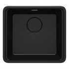 Deante Momi zlewozmywak granitowy 50x45 cm czarny mat ZKM_N10A