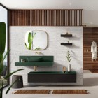 Elita Meble ElitStone konsola 100x46 cm marmur zielony mat 168249