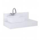 Elita Meble ElitStone konsola 100x46 cm marmur biały mat 168234