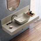 Elita Meble ElitStone konsola 80x46 cm marmur beżowy mat 168245