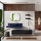 Elita Meble ElitStone konsola 121x46 cm marmur granatowy mat 168253