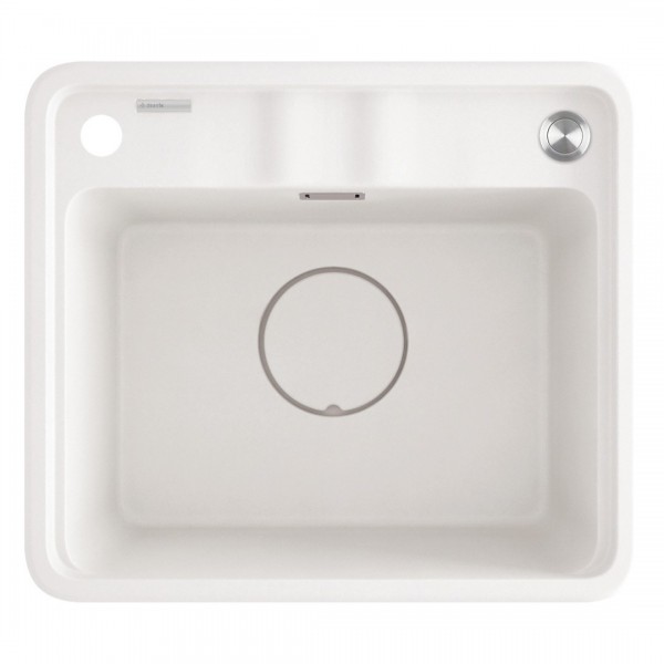 Deante Momi zlewozmywak granitowy 50x44 cm alabaster ZKM_A103