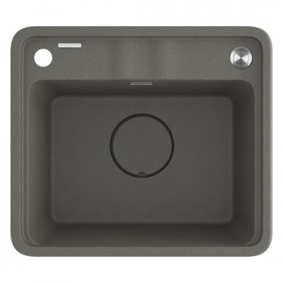 Deante Momi zlewozmywak granitowy 50x44 cm antracyt metalik ZKM_T103