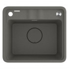 Deante Momi zlewozmywak granitowy 50x44 cm antracyt metalik ZKM_T103