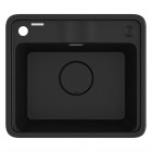 Deante Momi zlewozmywak granitowy 50x44 cm grafit metalik ZKM_G103