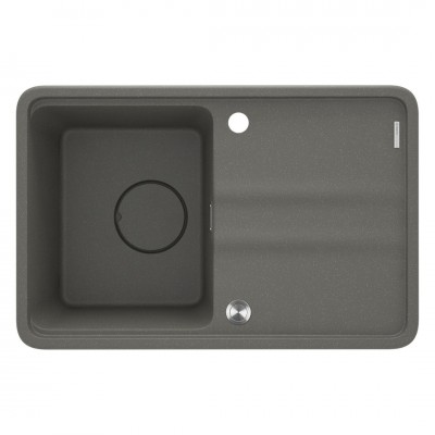 Deante Momi zlewozmywak granitowy 67x44 cm antracyt metalik ZKM_T11A