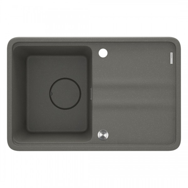 Deante Momi zlewozmywak granitowy 67x44 cm antracyt metalik ZKM_T11A