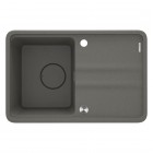 Deante Momi zlewozmywak granitowy 67x44 cm antracyt metalik ZKM_T11A