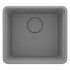 Deante Momi zlewozmywak granitowy 50x45 cm szary metalik ZKM_S10A