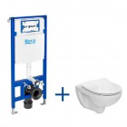 Roca Victoria zestaw podtynkowy + miska WC Rimless z deską slim wolnoopadającą A893104390