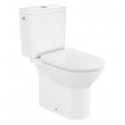 Roca Debba Round miska Rimless + zbiornik + deska WC wolnoopadająca Slim A34D995000