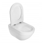 Roca Hebe miska WC wisząca Rimless z deską WC wolnoopadającą Slim A34H138000