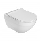 Roca Hebe miska WC wisząca Rimless z deską WC wolnoopadającą Slim A34H138000