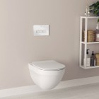 Roca Hebe miska WC wisząca Rimless z deską WC wolnoopadającą Slim A34H138000