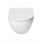Roca Hebe miska WC wisząca Rimless z deską WC wolnoopadającą Slim A34H138000