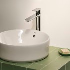 Roca Gap umywalka nablatowa okrągła 39 cm biała Supraglaze® A3270MJS00