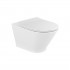 Roca Gap Round miska WC wisząca Rimless z deską WC wolnoopadającą Slim A34H0N8000