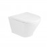 Roca Gap Round miska WC wisząca Rimless z deską WC wolnoopadającą A34H0N2000
