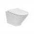 Roca Gap Round Compacto miska WC wisząca Rimless z deską WC wolnoopadającą Slim A34H0N3000