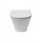 Roca Gap Round Compacto miska WC wisząca Rimless z deską WC wolnoopadającą Slim A34H0N3000
