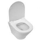 Roca Gap Round Compacto miska WC wisząca Rimless z deską WC wolnoopadającą Slim A34H0N3000