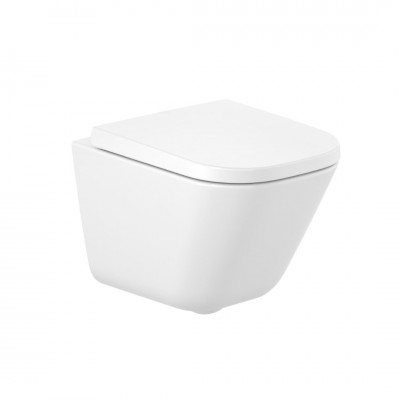 Roca Gap Square Compacto miska WC wisząca Rimless A34647A000