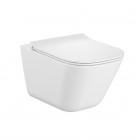 Roca Gap Square miska WC wisząca Rimless z deską WC wolnoopadającą Ultra Slim A34H472000
