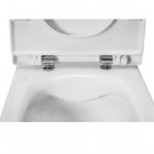 Roca Gap Square miska WC wisząca Rimless z deską WC wolnoopadającą Slim A34H470000