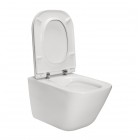 Roca Gap Square miska WC wisząca Rimless z deską WC wolnoopadającą Slim A34H470000