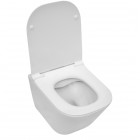 Roca Gap Square Compacto miska WC wisząca Rimless z deską WC wolnoopadającą Slim A34H473000