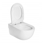 Roca Meridian miska WC wisząca Rimless z deską WC wolnoopadającą Slim A34H240000