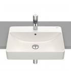 Roca Inspira Square umywalka półblatowa 55x42 cm beżowy A32753S650