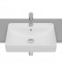 Roca Inspira Square umywalka półblatowa 55x42 cm biały mat A32753S620