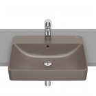 Roca Inspira Square umywalka półblatowa 55x42 cm cafe A32753S660