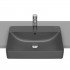 Roca Inspira Square umywalka półblatowa 55x42 cm onyks A32753S640