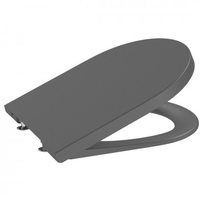 Roca Inspira Round deska WC wolnoopadająca Supralit® onyks A80152264B