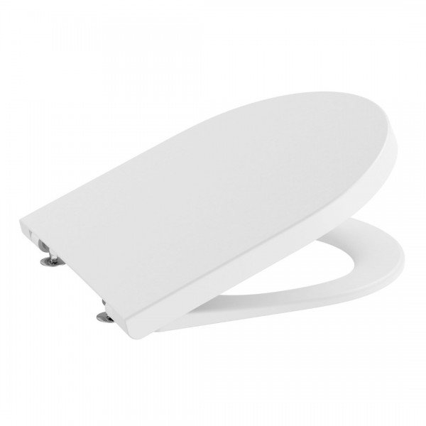 Roca Inspira Round Compacto deska WC wolnoopadająca Supralit® biały mat A80152C62B