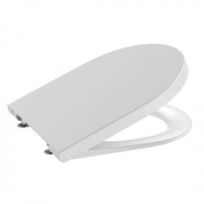 Roca Inspira Round Compacto deska WC wolnoopadająca Supralit® perła A80152C63B